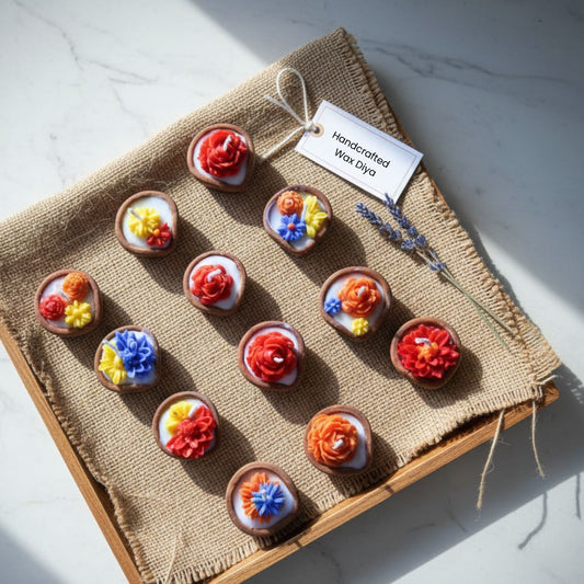 Vera Decorative Mitti Diya -  Pack of 12